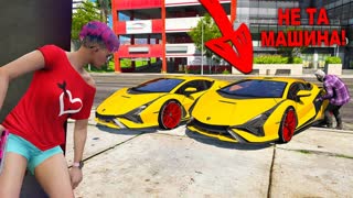 ТРОЛЛИНГ ЗАМЕНА МАШИНЫ В ГТА 5 ОНЛАЙН! МАШИНА БОМБА ПРАНК! (GTA 5 ONLINE)