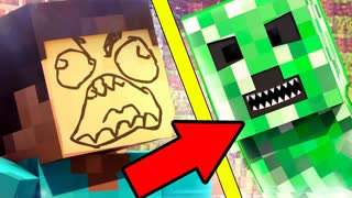 НУБ ПРОТИВ КРИПЕРА НЕВИДИМКИ В МАЙНКРАФТ ! ТРОЛЛИНГ НУБИКА В MINECRAFT ! Мультик Майнкрафт